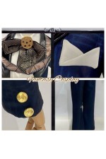 Identity V Prisoner Luca Balsa Auditorium Blue Suit Cosplay Costume